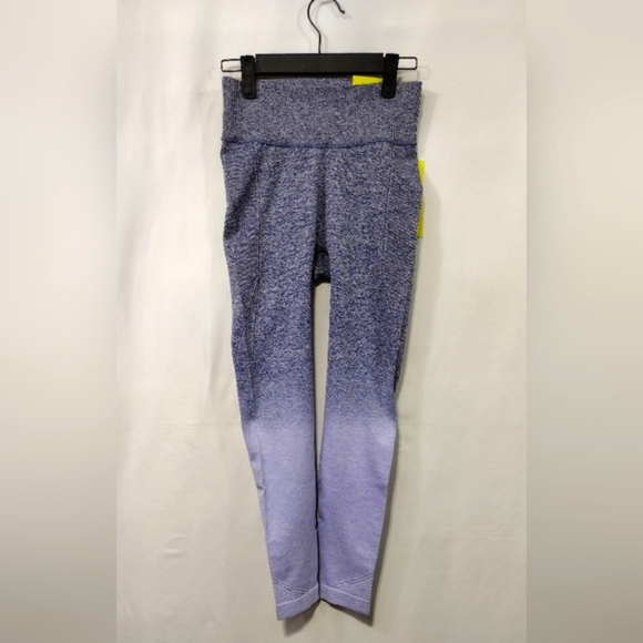 NWT All in Motion Ombre Leggings Women's XS Blue Purple Sporty Athletic Outdoor - Picture 2 of 8